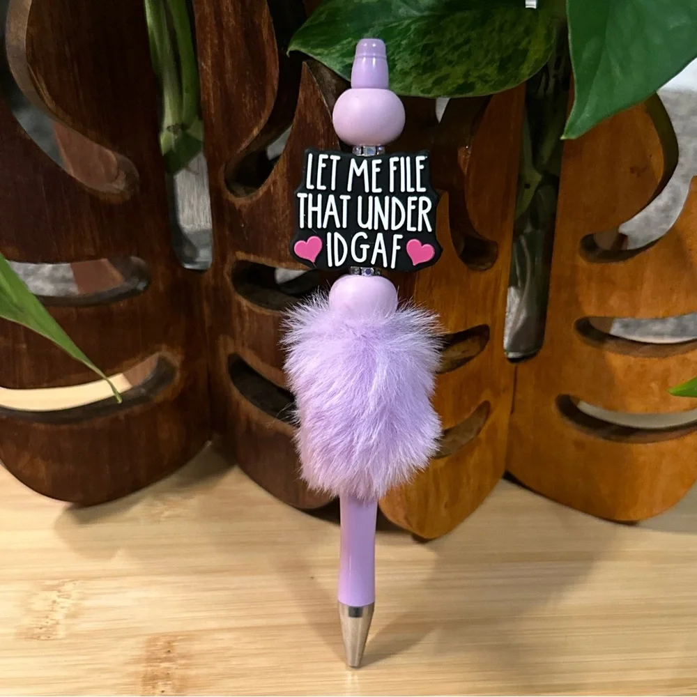 Sassy Beaded Pen 💁♀️ Handmade with Attitude + Bonus Refill
